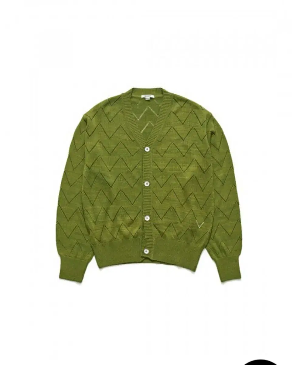 이스트로그 가디건  COMB PATTERN CARDIGAN / GREEN